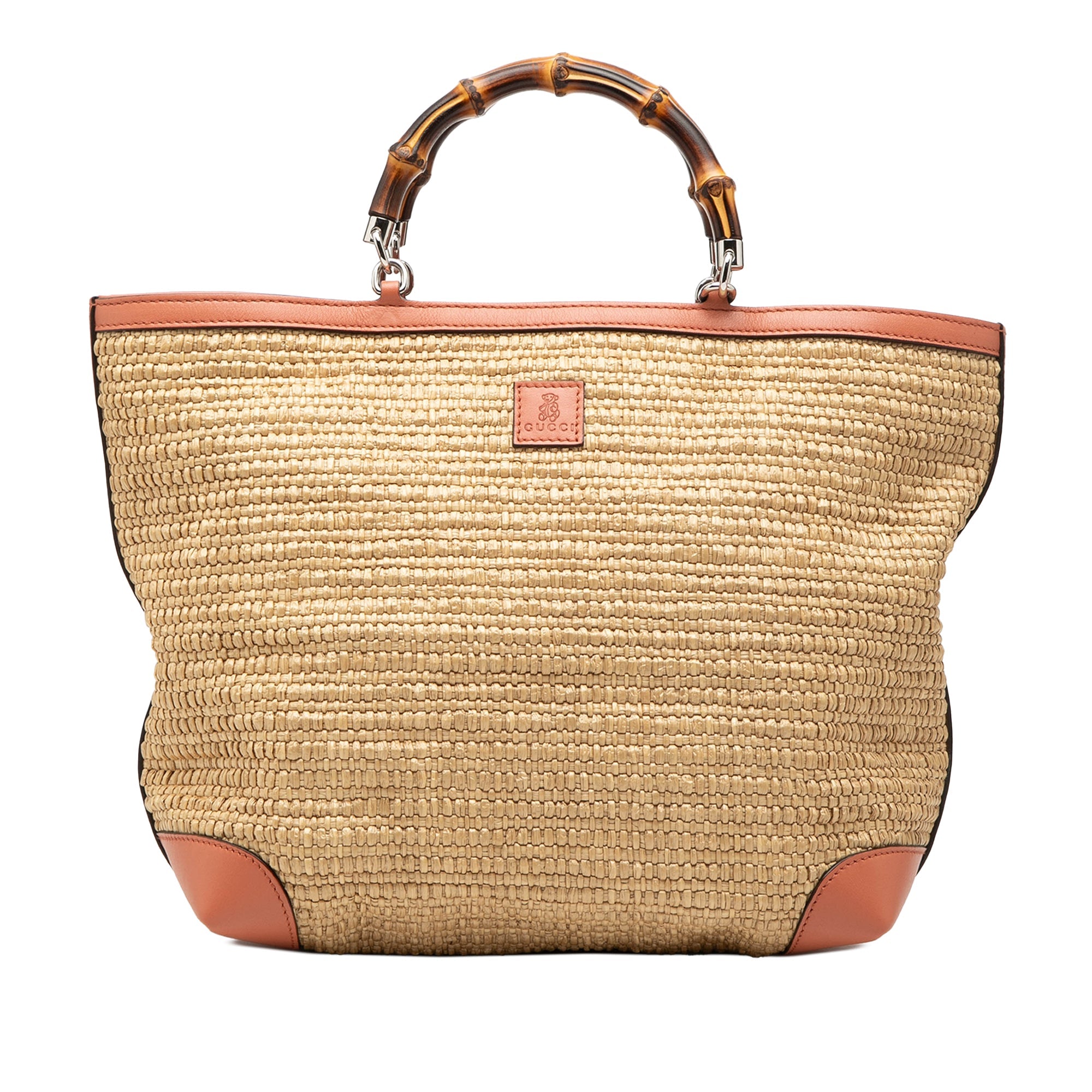 Raffia Bamboo Childrens Tote