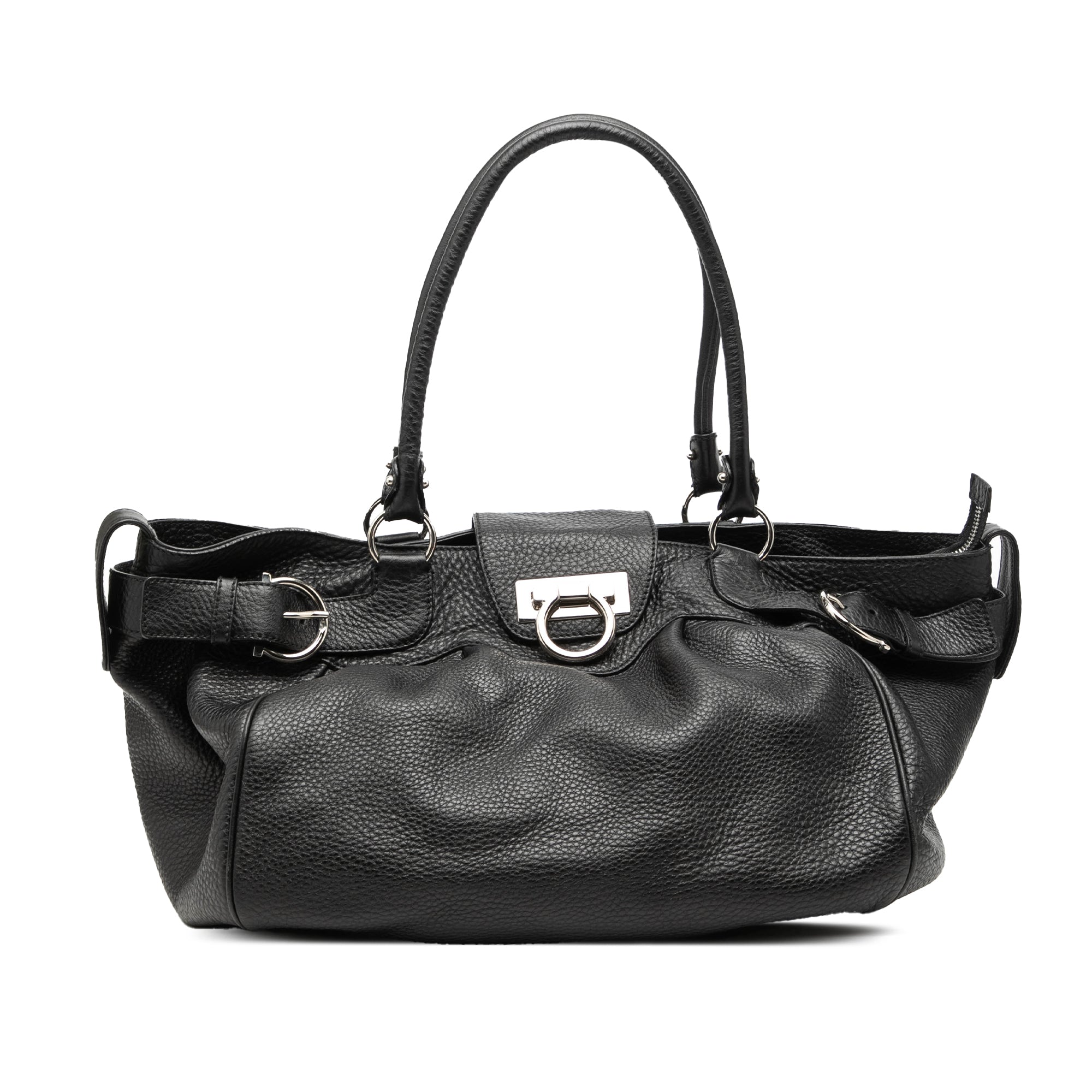 Leather Gancini Marisa Handbag