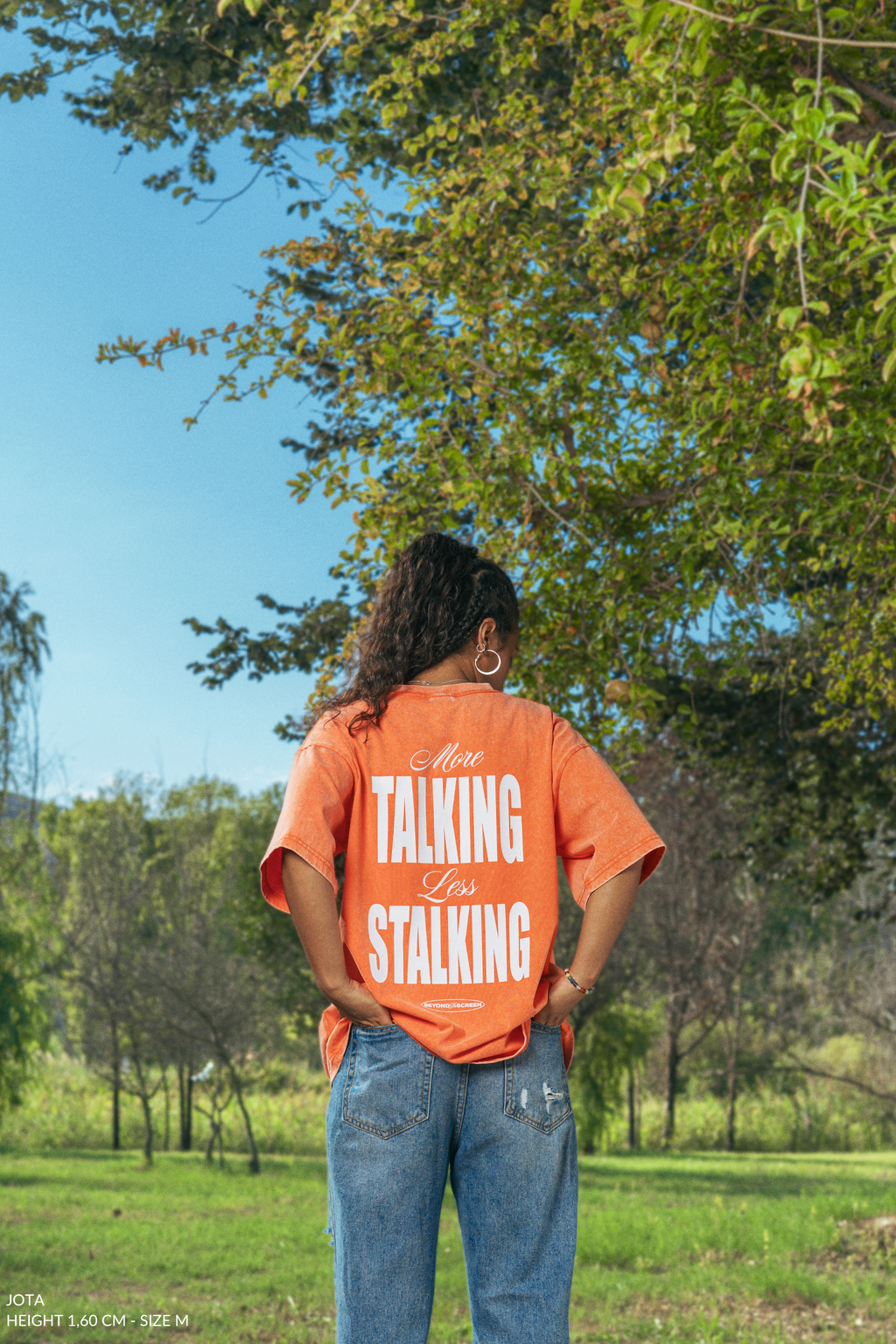 Orange Less Stalking T-shirt