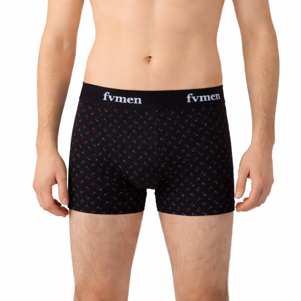 FEVI | Pack 6 Boxers Hombre Algodón | Colores: Negro, Marino y Verde | Ideales para Uso Diario
