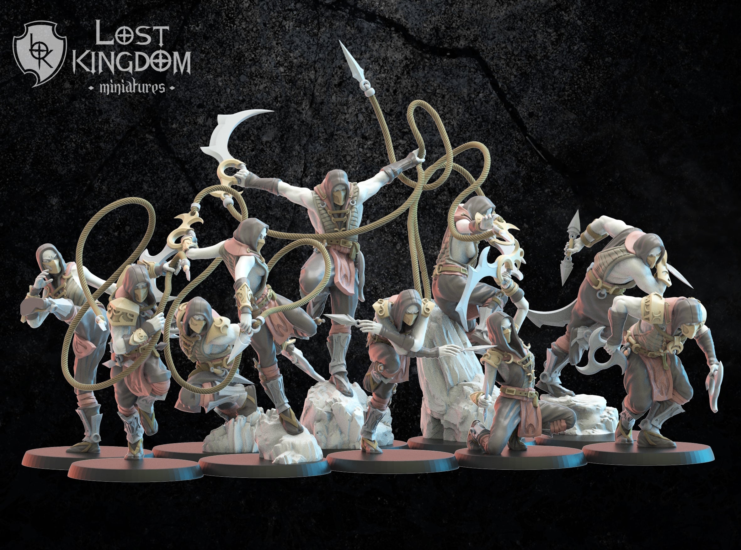 Dākumūn Shinobi Regiment, Lost Kingdom Miniatures