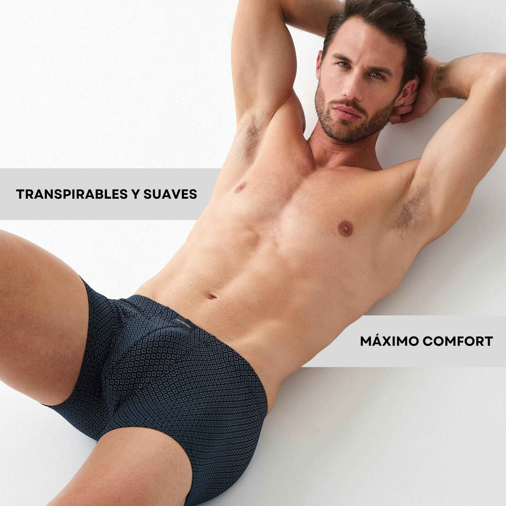 Don Algodon Premium | Pack 6 Boxers para Hombre | Algodón Suave y Transpirable