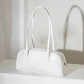 Top Handle Faux Leather Shoulder Bag