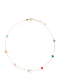 Roberto Coin Princess Flower Necklace — Yellow gold