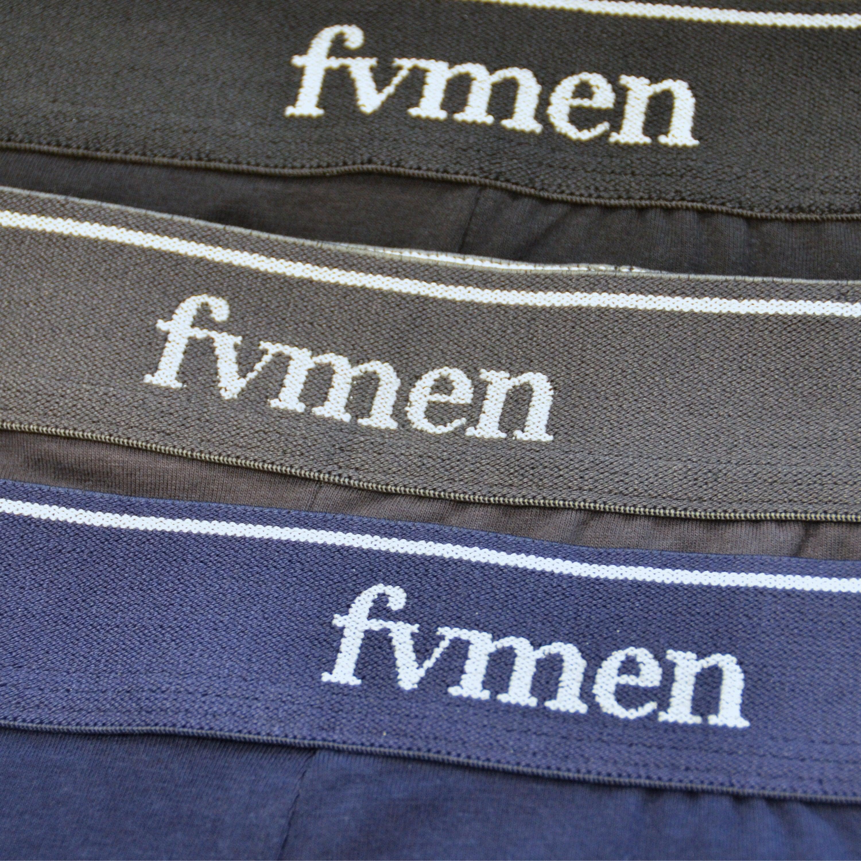 FEVI | Pack de 6 Boxers | 95% Algodón | 3 Lisos y 3 Estampados | Colores : Negro, Gris y Marino | Transpirables