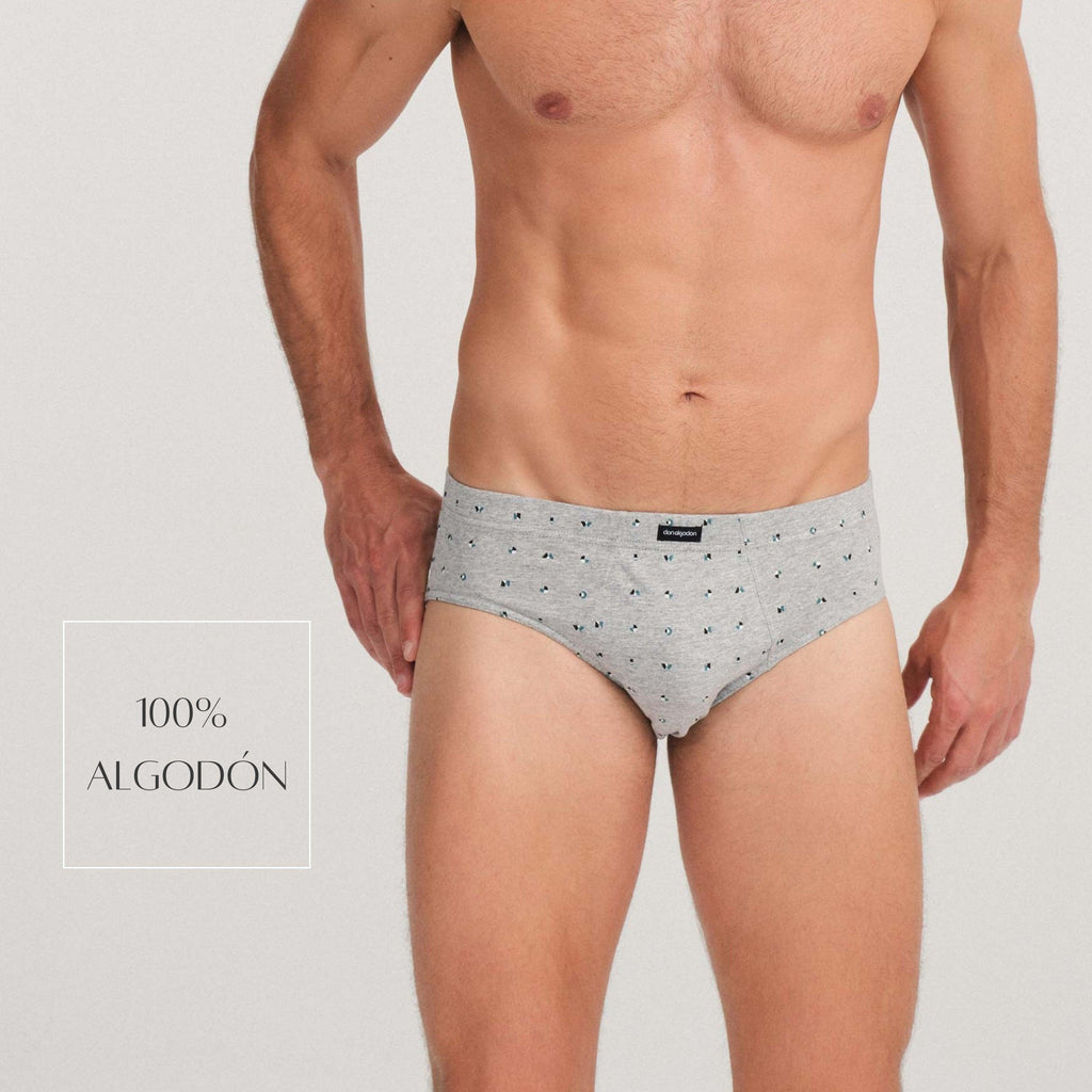 Don Algodón Premium | Pack de 6 Slips Para Hombres | 100% Algodón | Máxima Calidad y Comfort