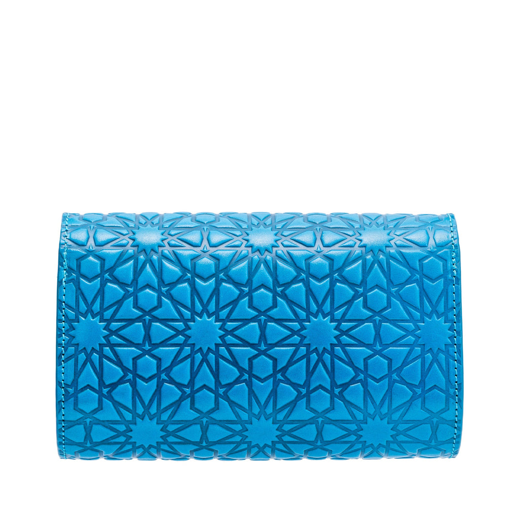 Blue Small Leather Bag Bayarcal
