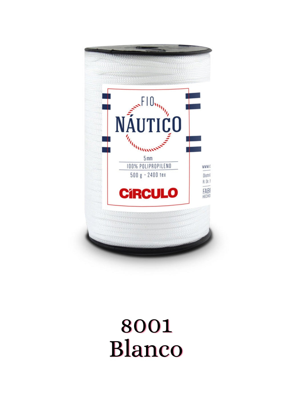 FIO NAUTICO 5mm CIRCULO 500 grs.