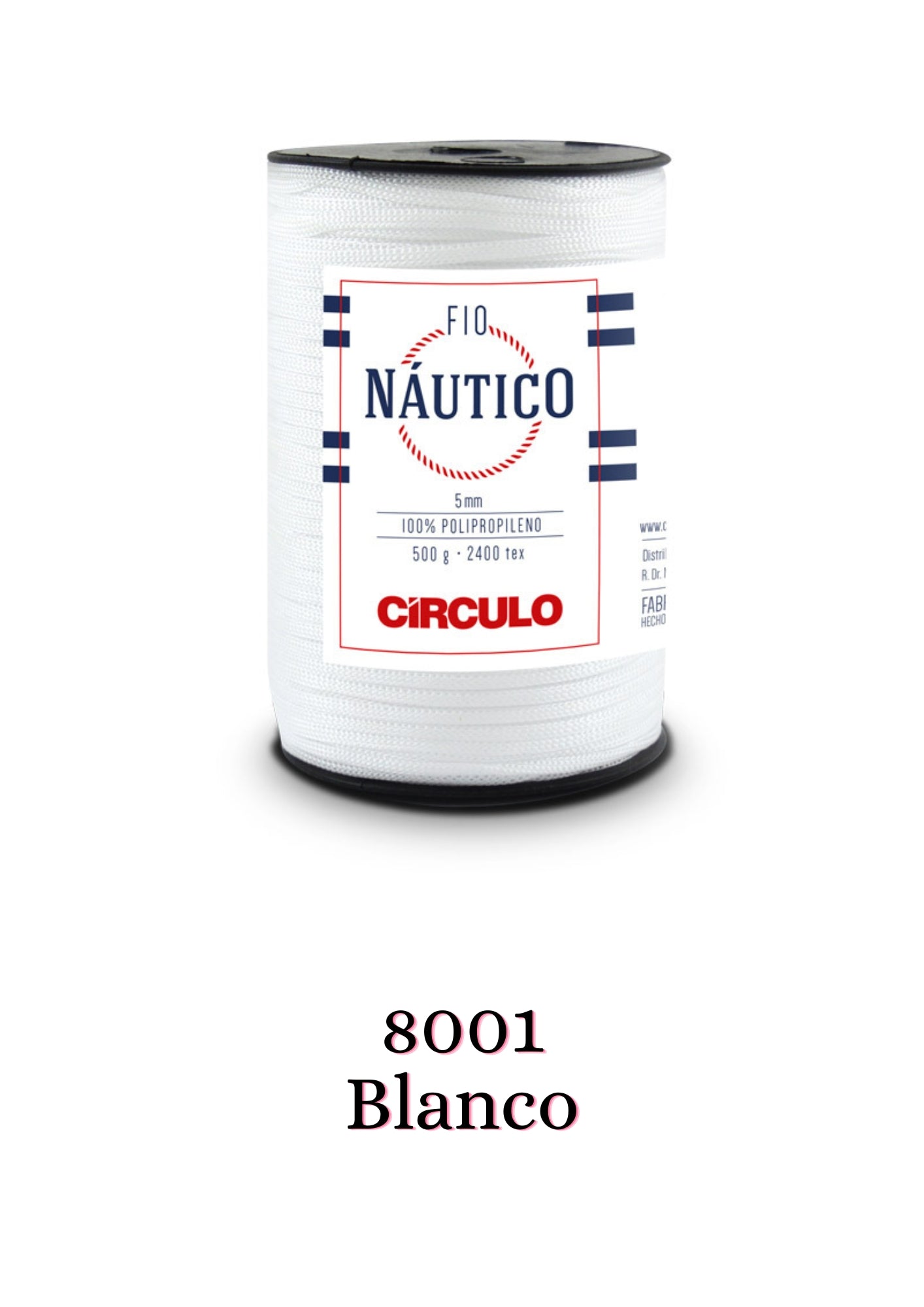 FIO NAUTICO 5mm CIRCULO 500 grs.