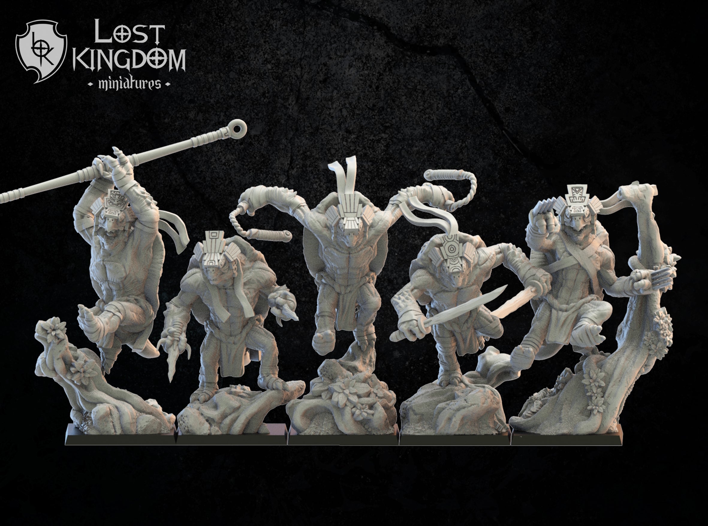 Cowabunga Ayotl Squad, Lost Kingdom Miniatures