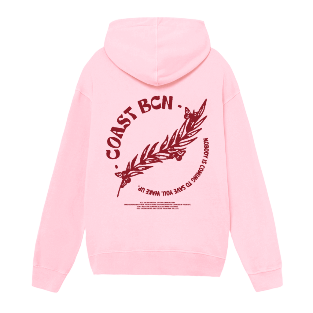Pink Wake Up Hoodie