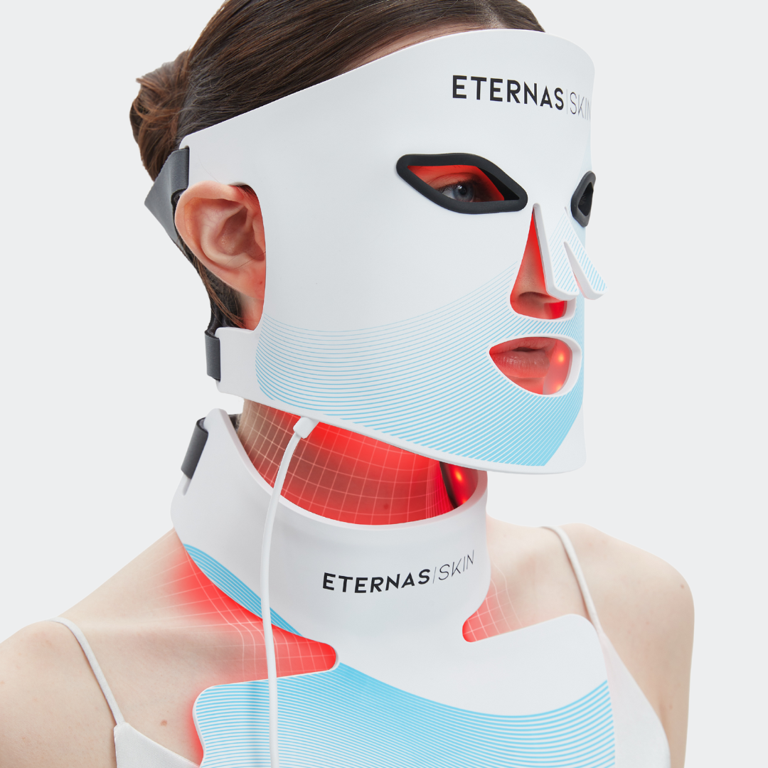 Kit Completo de Máscaras LED Infrarrojas 850nm – Silicona Médica para Rostro, Cuello y Escote