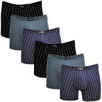 Don Algodon Premium | Pack 6 Boxers Hombre | Diseño estampado y minimalista | Suaves y cómodos para Uso Diario
