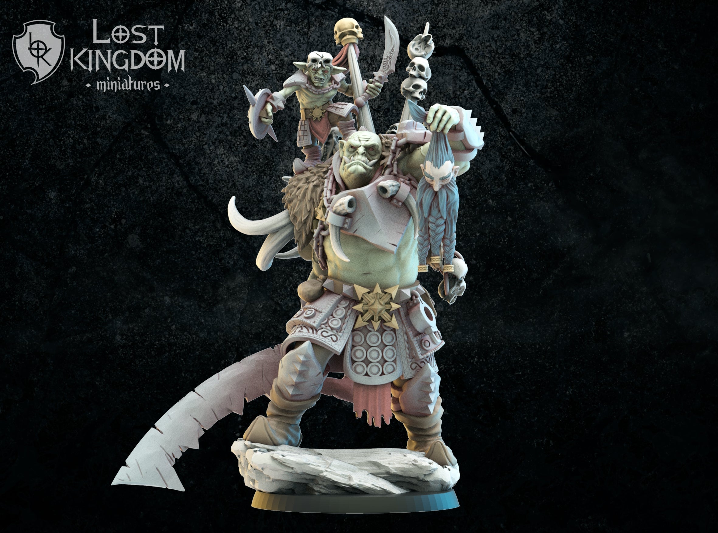 Uhur & Ofduk, the Unchained, Lost Kingdom Miniatures