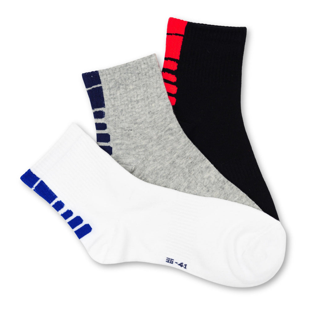 MVA | Pack de 3 Pares Surtidos de Calcetines Unisex Deportivos | Ricos en Algodón | Altos