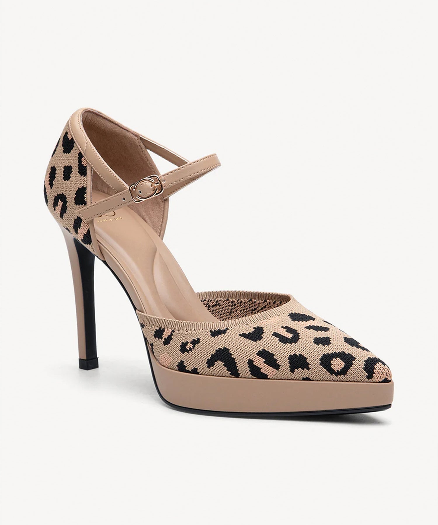 Spotlight Strapped Stiletto Pump - Leopard / US 11 | EU 42.5 | UK 9