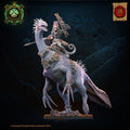 Kuaxotl Heroine on Istetlueyak, Lost Kingdom Miniatures