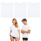 Don Algodon | Pack de 3 Camisetas Interior Blanca Unisex | 100% Algodón