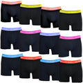 Don Algodon | Pack 12 Boxers para Hombre | Cintura Colores Modernos | Transpirables y Ajustables
