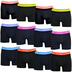 Don Algodon | Pack 12 Boxers para Hombre | Cintura Colores Modernos | Transpirables y Ajustables