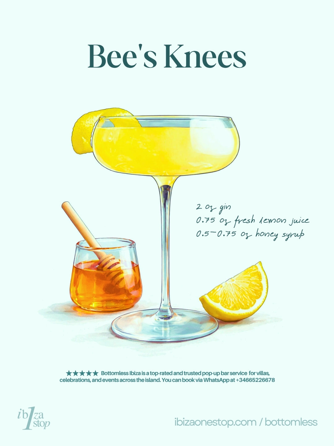How to make a Bee’s Knees 🍯