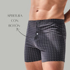 Don Algodón Premium | Pack de 6 Boxers Apertura con Botón Para Hombres | 100% Algodón | Transpirables | Máxima Calidad