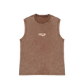 Brown Washed Tank Top