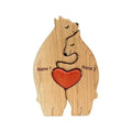 ArtZ® Wooden Bear Sculptures - 2 Bears