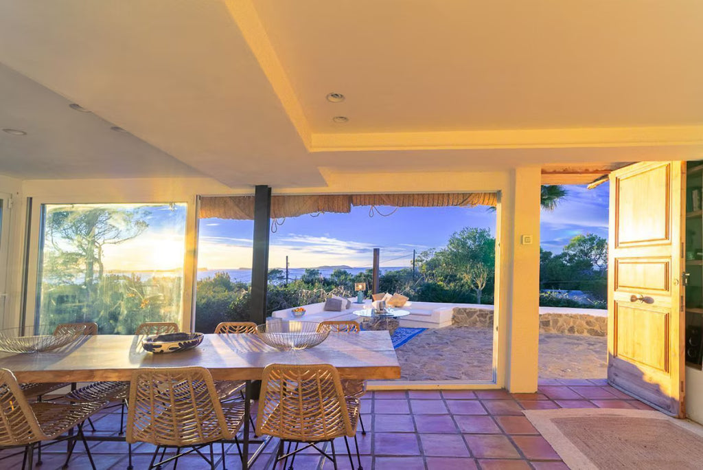 Mediterranean Seafront Ibiza Villa with Amazing Sunset Views in San Antonio
