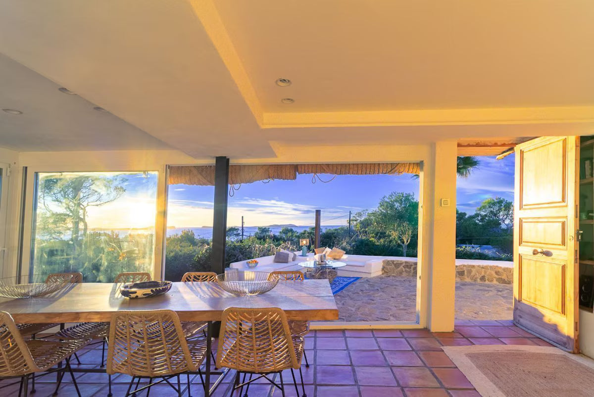 Mediterranean Seafront Ibiza Villa with Amazing Sunset Views in San Antonio
