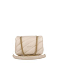 Pinko Love Puff Mini Crossbody Bag — Beige