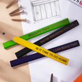 Juego de 2 lápices de carpintero personalizados con texto para el Día del Padre, Navidad y cumpleaños.