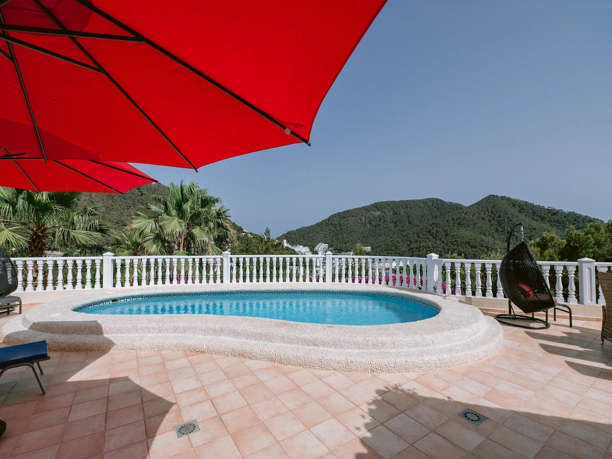 Spacious Dreamy Ibiza Villa Just Steps from the Beach in Cala Llonga