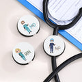 Estetoscopio de Enfermera Personalizado con Título y Nombre Regalo de la Semana de la Enfermera para el Personal Médico