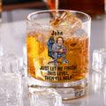 Vaso de Whisky Old Fashioned con nombre para el Día del Padre Regalo de cumpleaños para hombre aficionado al whisky
