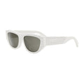 Celine CL4278US25A Studded Acetate Sunglasses — White