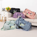 Bolsa de viaje grande multi-compartimentos personalizada con nombre y correa para el hombro Regalo de cumpleaños de bautismo para mujeres cristianas