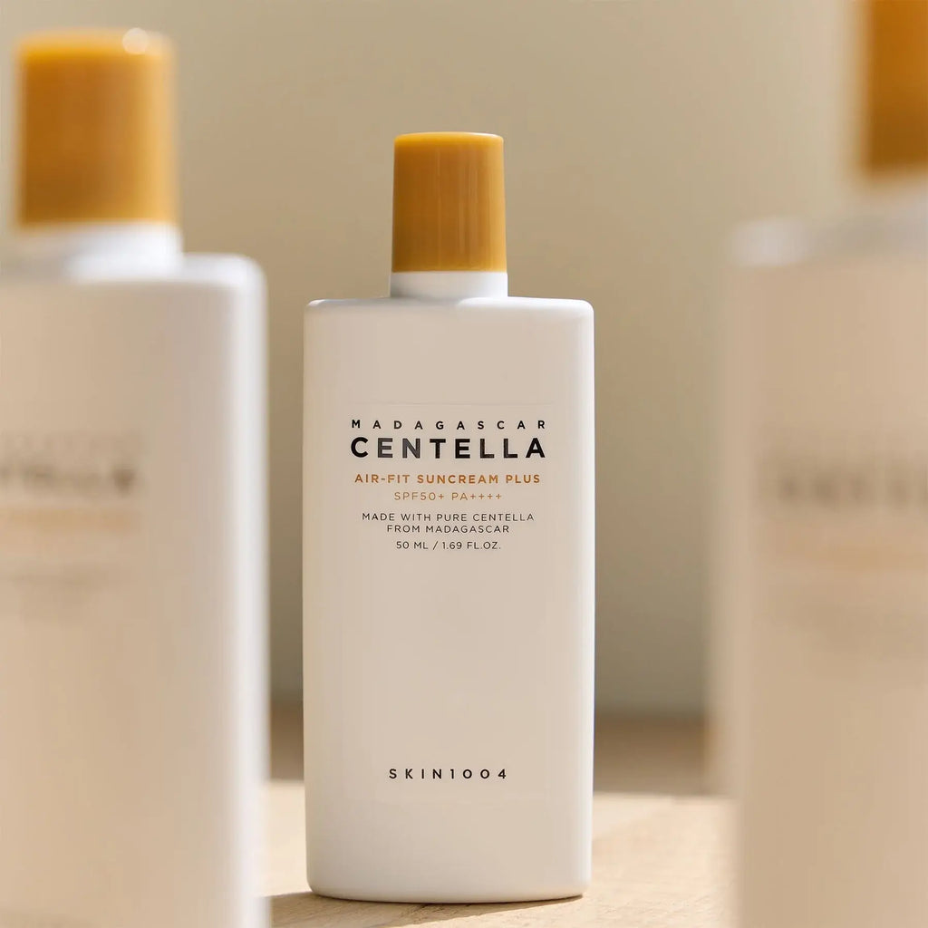 CENTELLA - Crema solar Air-Fit Plus con centella de Madagascar, 50 ml, SKIN1004