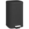 20L Fingerprint Proof Kitchen Bin with Foot Pedal & Removable Inner Bucket, Black