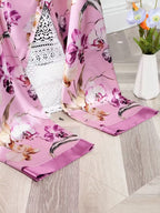 PIJAMA SATÉN 5 PIEZAS - VIOLETA – JARDIN DE RÊVE