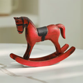 ArtZ® Nordic Gallop Horse Wooden Sculpture - Red