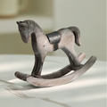 ArtZ® Nordic Gallop Horse Wooden Sculpture - Grey