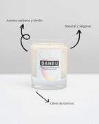 Vela de Soja Natural Aroma Verbena y Limón