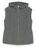 Fabiana Filippi Quilted Gilet — Grey