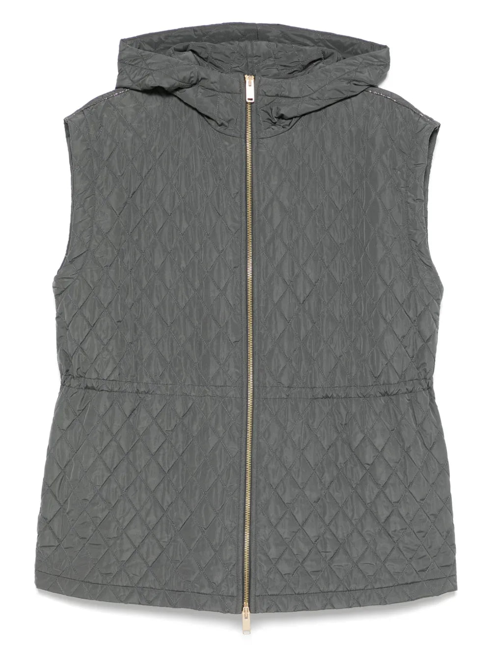 Fabiana Filippi Quilted Gilet — Grey