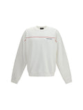 Dsquared2 Logo Print Crew Neck Sweatshirt — White