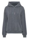 Brunello Cucinelli Sequin-Embellished Hoodie — grey