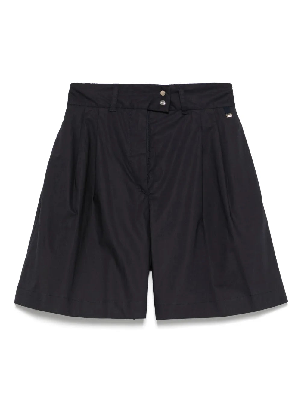 Herno Cotton Jersey Shorts — Black