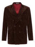 Brunello Cucinelli Cotton-Cashmere Corduroy Blazer — Brown