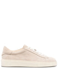 Eleventy Suede Leather Sneaker — Beige